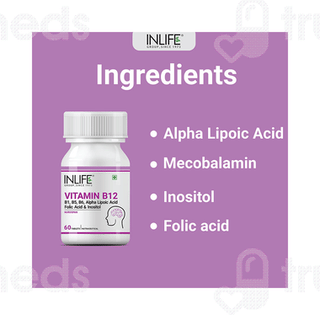 Inlife Vitamin B12 B1 B5 B6 Alpha Lipoic Acid Folic Acid And Inositol Tablet 60