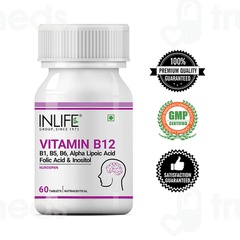 Inlife Vitamin B12 B1 B5 B6 Alpha Lipoic Acid Folic Acid And Inositol Tablet 60