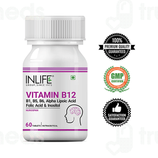 Inlife Vitamin B12 B1 B5 B6 Alpha Lipoic Acid Folic Acid And Inositol Tablet 60