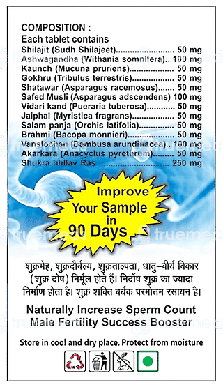 Basic Ayurveda Sperm Booster Tablet 40