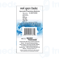 Basic Ayurveda Sperm Booster Tablet 40
