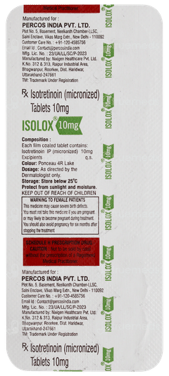 Isolox 10mg Tablet 10 Isolox 10mg Tablet 10