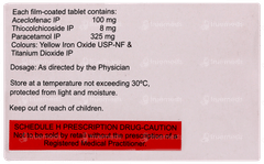 Zerodol Th Max 8 Tablet 10 Zerodol Th Max 8 Tablet 10