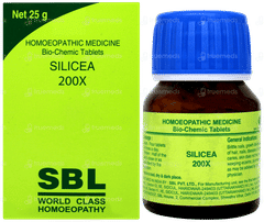Sbl Silicea 200x Biochemic Tablet 25 GM