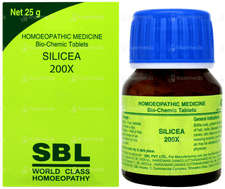 Sbl Silicea 200x Biochemic Tablet 25 GM