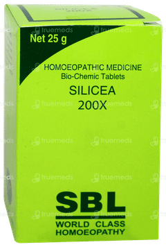 Sbl Silicea 200x Biochemic Tablet 25 GM