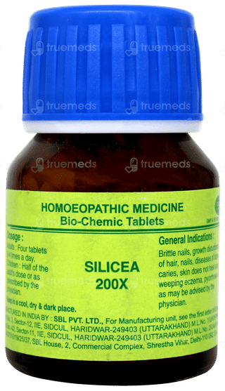 Sbl Silicea 200x Biochemic Tablet 25 GM