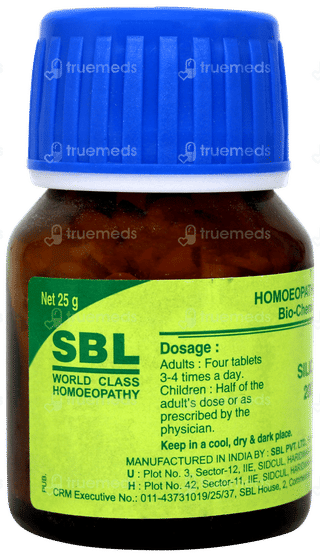Sbl Silicea 200x Biochemic Tablet 25 GM