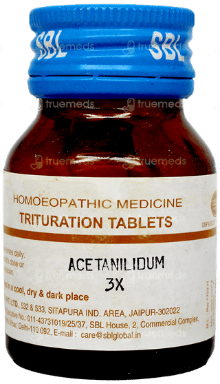 Sbl Acetanilidum 3X Trituration Tablet 25Gm