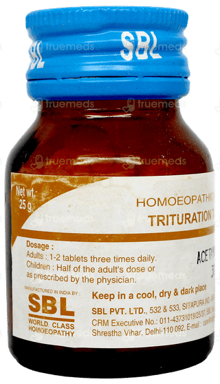 Sbl Acetanilidum 3X Trituration Tablet 25Gm