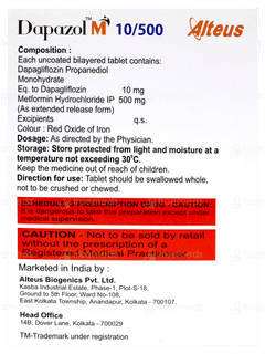 Dapazol M 10/500 Tablet 15 Dapazol M 10/500 Tablet 15
