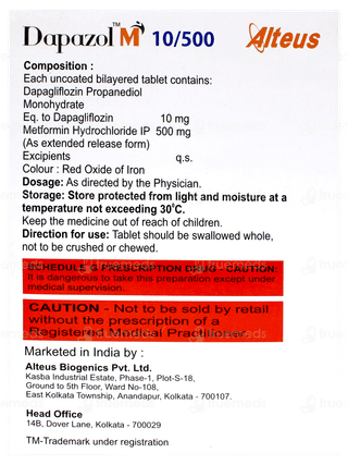 Dapazol M 10/500 Tablet 15