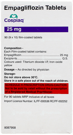 Cospiaq 25mg Tablet 10 Cospiaq 25mg Tablet 10