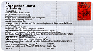 Cospiaq 25mg Tablet 10