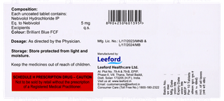 Nevibloc 5 Tablet 10