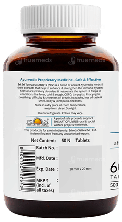 Sri Sri Tattva Naoq19 Tablet 60