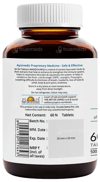 Sri Sri Tattva Naoq19 Tablet 60