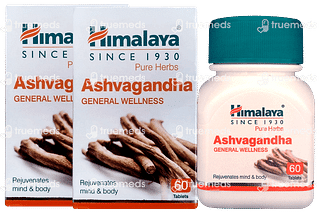 Himalaya Wellness Pure Herbs Ashvagandha Tablet 60 Pack Of 2