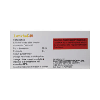 Lowchol 40 MG Tablet 10