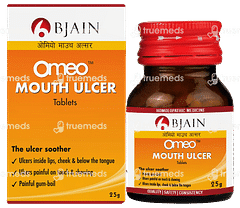 Bjain Omeo Mouth Ulcer Tablet 25gm