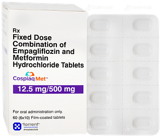 Cospiaq Met 12.5mg/500mg Tablet 10