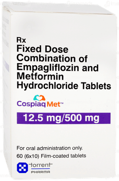 Cospiaq Met 12.5mg/500mg Tablet 10