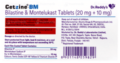 Cetzine Bm Tablet 10