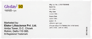 Glyday 50 Tablet 10