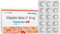 Vildambic 50 Tablet 15