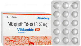 Vildambic 50 Tablet 15