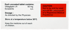 Vildambic 50 Tablet 15