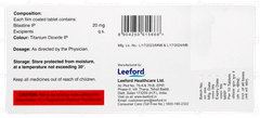 Bilaford 20 Tablet 10 Bilaford 20 Tablet 10