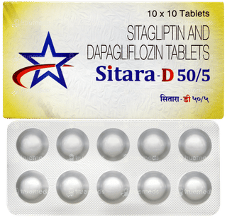 Sitara D 50/5 Tablet 10