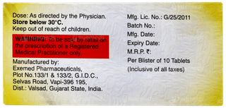 Sitara D 50/5 Tablet 10