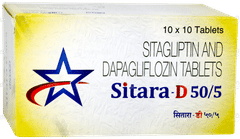 Sitara D 50/5 Tablet 10