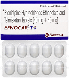 Efnocar T 40/40 Tablet 10