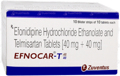Efnocar T 40/40 Tablet 10