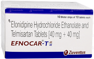 Efnocar T 40/40 Tablet 10