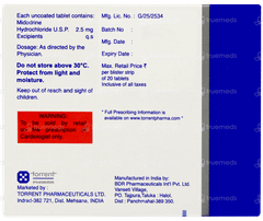 Midorise 2.5 Tablet 20