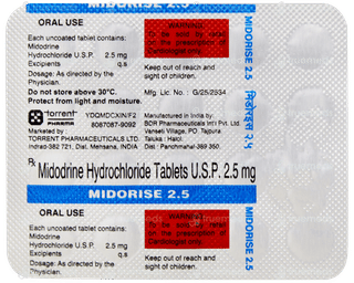 Midorise 2.5 Tablet 20