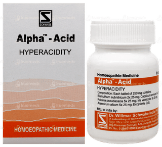 Dr Willmar Schwabe Alpha Acid Tablet 20gm