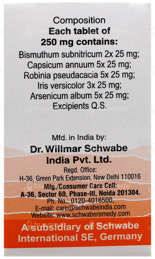 Dr Willmar Schwabe Alpha Acid Tablet 20gm