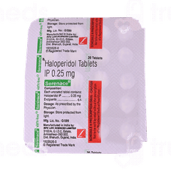 Serenace 0.25 MG Tablet 20