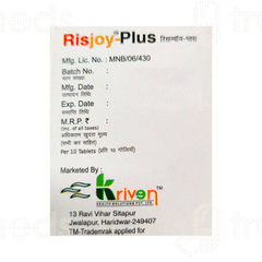Risjoy Plus 3/2 MG Tablet 10
