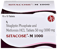 Sitacose M 1000 Tablet 10