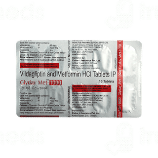 Glyday Met 1000 Tablet 10