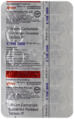 Lisr 300 Mg Tablet 15