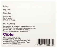 Metolar Trio 50 Tablet 10 Metolar Trio 50 Tablet 10