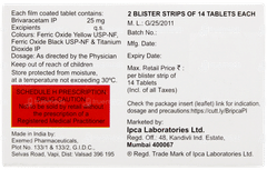 Bripca 25 Tablet 14 Bripca 25 Tablet 14
