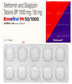 Emsita M 50/1000 Tablet 10